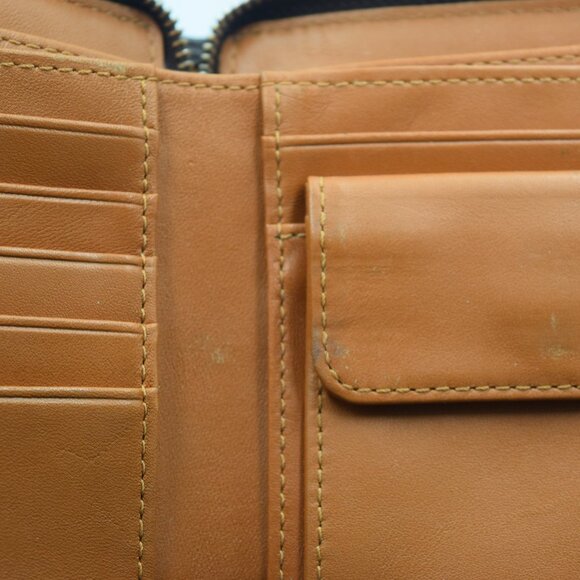 Coach Brown Pebbled Leather Wallet - Picture 7 of 14
